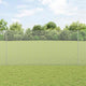 Vidaxl hek met paal zilver 1,6 x 10 m staal