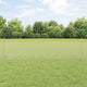 Vidaxl hek met paal zilver 0,5 x 25 m staal