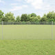 Vidaxl hek met paal zilver 0,8 x 25 m staal