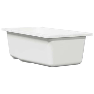 Vidaxl keukenwasbak wit 21 x 44 x 14 cm graniet