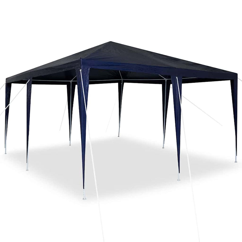 ギャラリービューアに画像をロードする, Vidaxl partytent blauw 400 x 400 x 266 cm polyethyleen en staal
