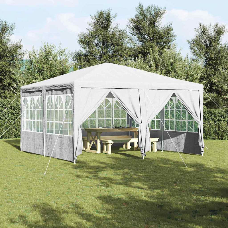 Chargez l'image dans la visionneuse de la galerie, Vidaxl partytent wit 400 x 400 x 266 cm polyetheen
