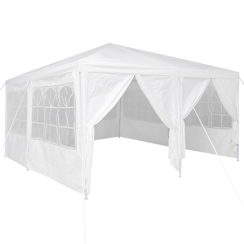 Chargez l'image dans la visionneuse de la galerie, Vidaxl partytent wit 400 x 400 x 266 cm polyetheen
