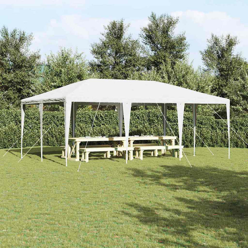 Chargez l'image dans la visionneuse de la galerie, Vidaxl partytent wit 600 x 400 x 266 cm polyethyleen en staal
