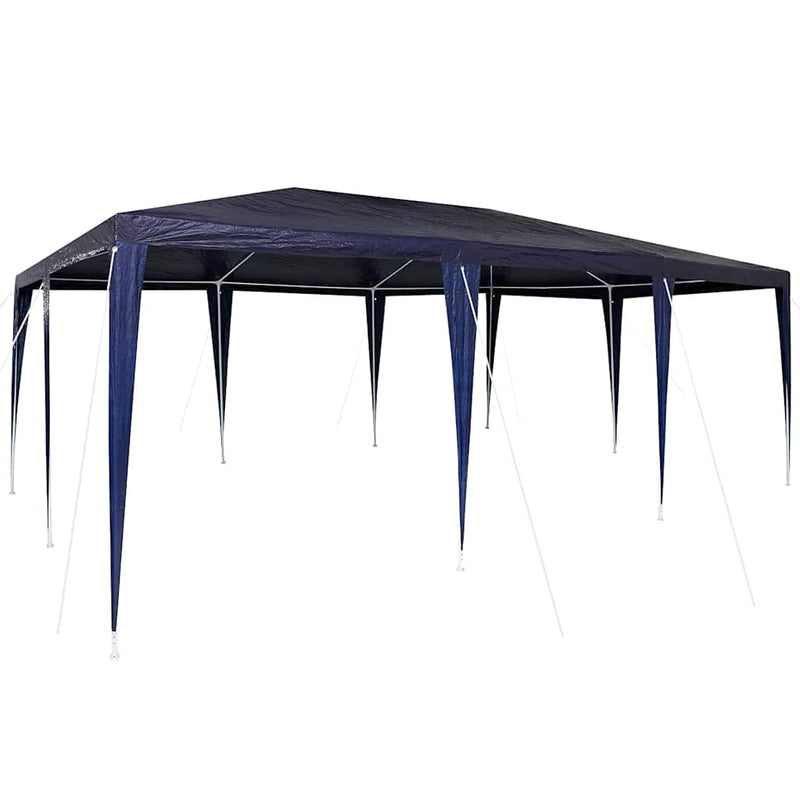 ギャラリービューアに画像をロードする, Vidaxl partytent blauw 600 x 400 x 266 cm polyethyleen en staal
