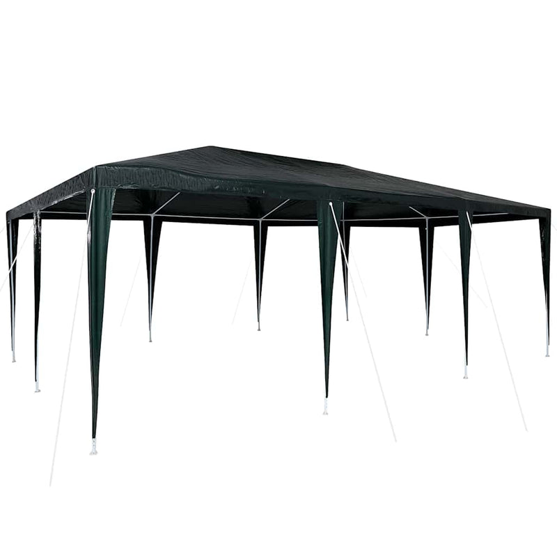 ギャラリービューアに画像をロードする, Vidaxl partytent groen 600 x 400 x 266 cm polyethyleen en staal
