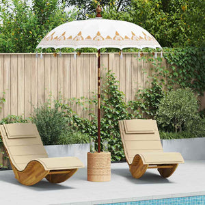 Vidaxl balinese parasol crème 185 x 185 x 260 cm