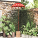 Vidaxl balinese parasol rood 125 x 125 x 260 cm