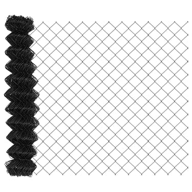 Vidaxl kettenschakelhek grijs 25 x 1,2 m staal