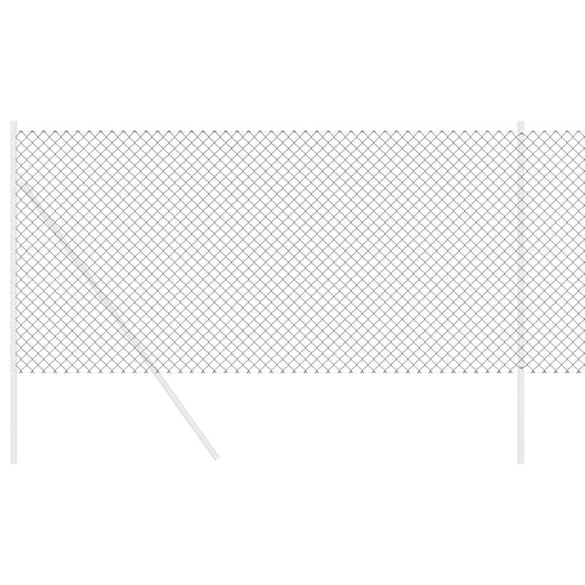 Vidaxl kettenschakelhek grijs 25 x 1,4 m staal
