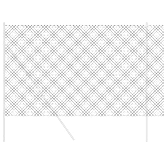 Vidaxl kettenschakelhek grijs 25 x 1,6 m staal