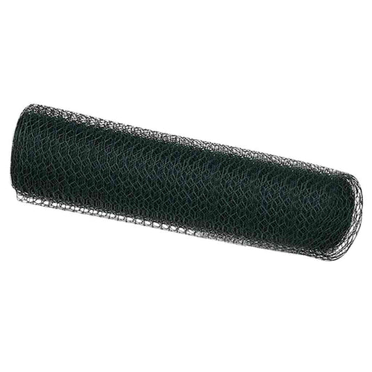 Vidaxl hexagon hek groen 0,8 x 25 m pvc