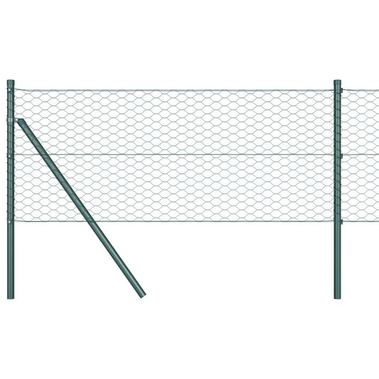 Vidaxl hexagon hek groen 0,4 x 50 m pvc