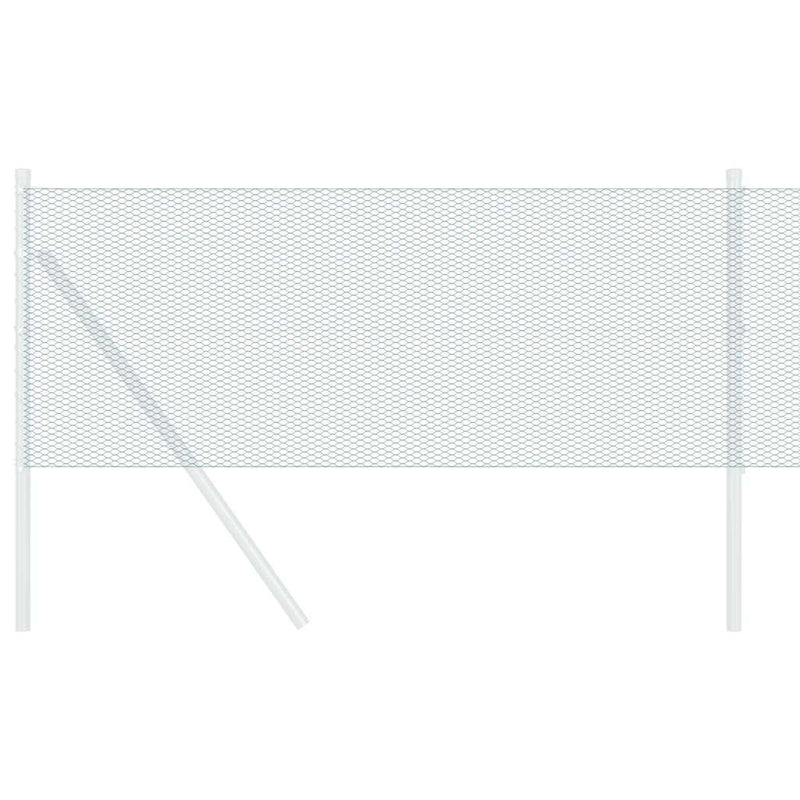 Afbeelding laden in galerijviewer, Vidaxl hexagon hek groen 0,6 x 50 m pvc
