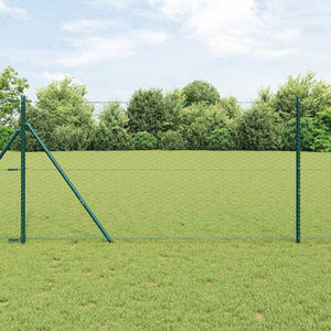 Vidaxl hexagon hek groen 1 x 50 m pvc
