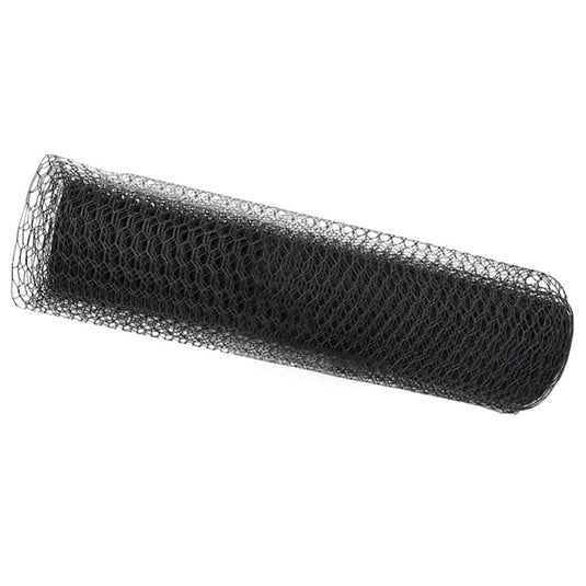 Vidaxl hexagon hek grijs 0,8 x 50 m pvc