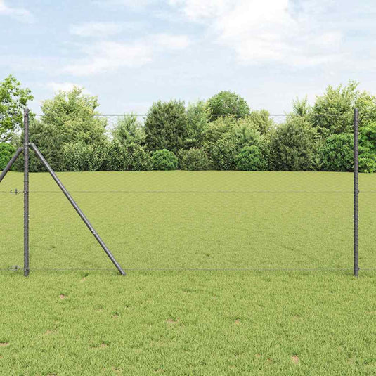 Vidaxl hexagon hek grijs 1 x 100 m pvc