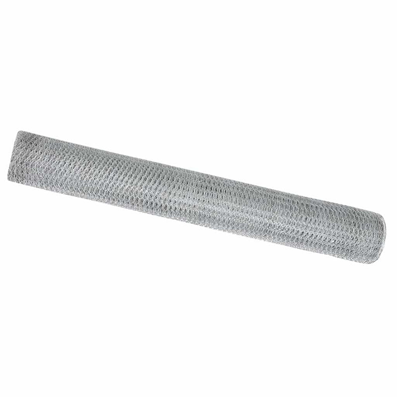 ギャラリービューアに画像をロードする, Vidaxl hexagon hek zilver 1 x 10 m gegalvaniseerd staal
