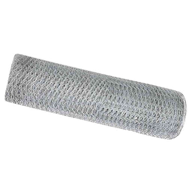 Vidaxl hexagon hek zilver 0,6 x 100 m gegalvaniseerd staal