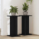 Vidaxl plantenstandaard 2 pcs zwart eiken 30 x 30 x 60 cm bewerkt hout