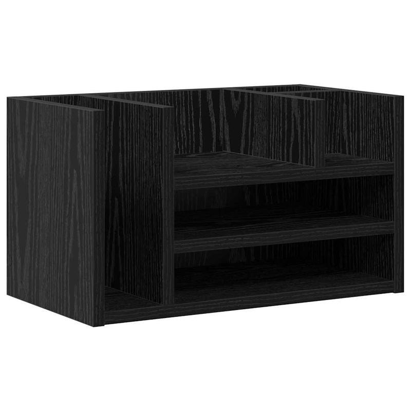 Chargez l'image dans la visionneuse de la galerie, Vidaxl bureau organizer oudhout 44,5 x 24 x 25 cm bewerkt hout
