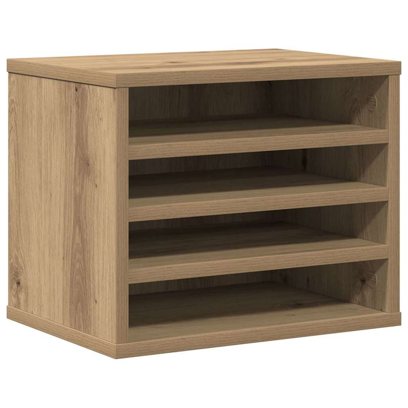 ギャラリービューアに画像をロードする, Vidaxl bureau organizer artisan eiken 36 x 26 x 29,5 cm bewerkt hout
