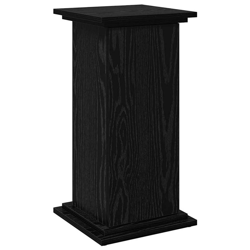 ギャラリービューアに画像をロードする, Vidaxl displaystand met plank zwart eiken 31 x 30 x 60 cm bewerkt hout
