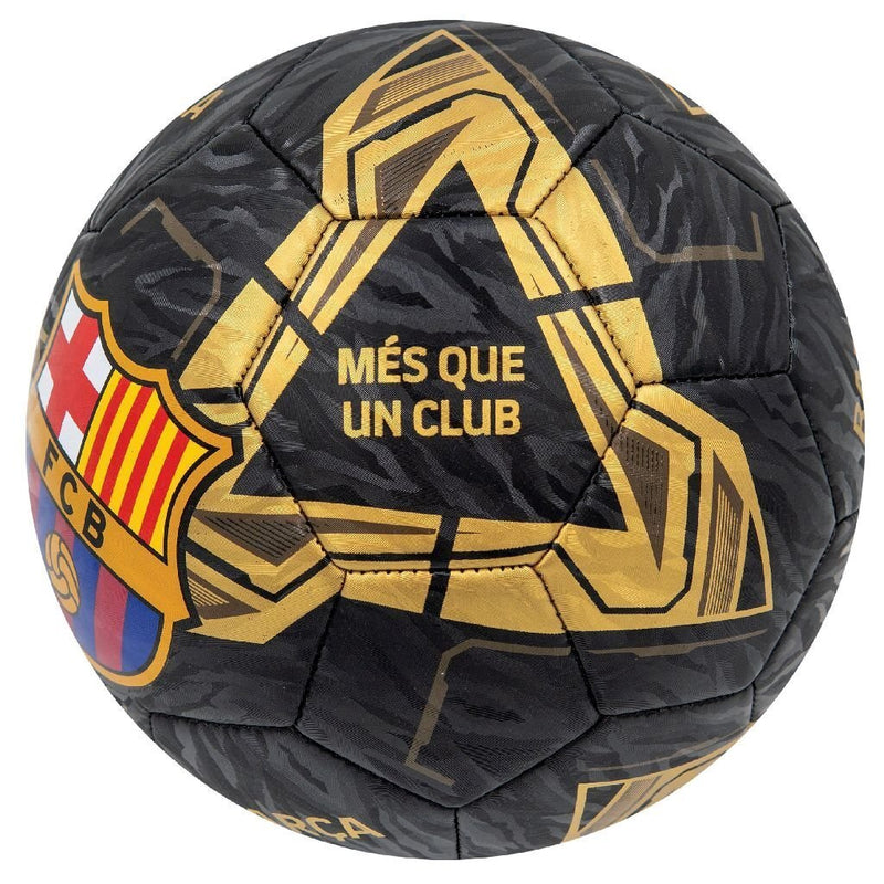 Load image into Gallery viewer, Overige merken voetbal fc barcelona lightning maat 5 zwart goud
