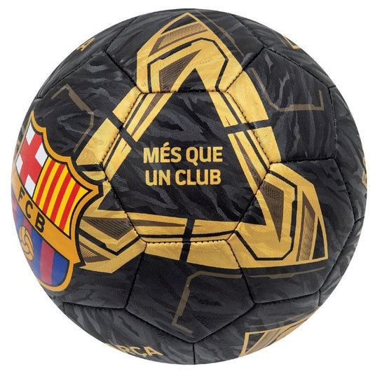 Overige merken voetbal fc barcelona lightning maat 5 zwart goud