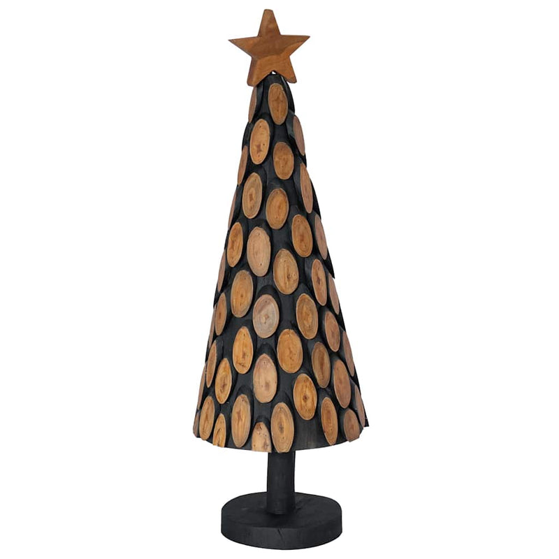 ギャラリービューアに画像をロードする, Vidaxl kerstboom met standaard bruin 90 cm massief teakhout
