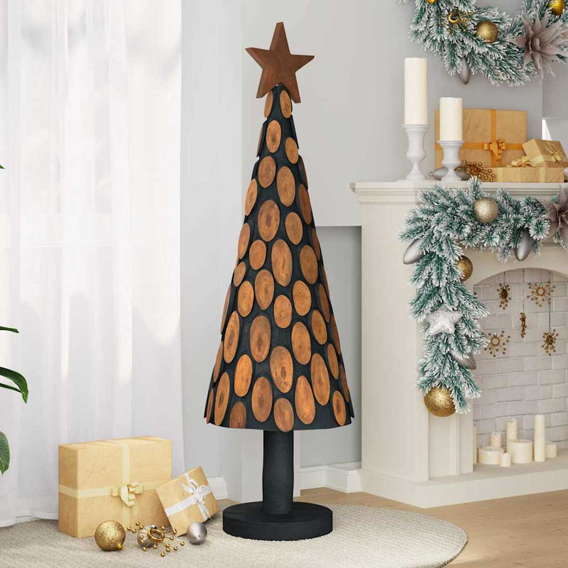 Afbeelding laden in galerijviewer, Vidaxl kerstboom met standaard bruin 149 cm massief teakhout
