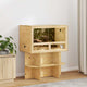 Vidaxl terrarium bruin 80 x 50 x 100 cm osb