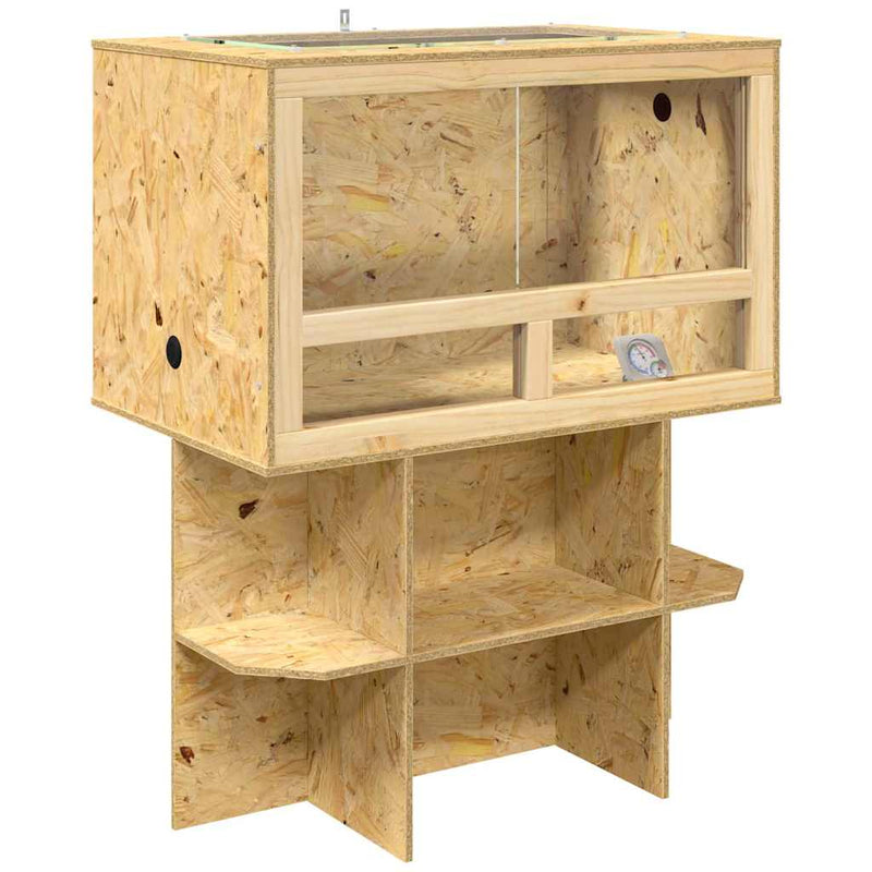 Afbeelding laden in galerijviewer, Vidaxl terrarium bruin 80 x 50 x 100 cm osb
