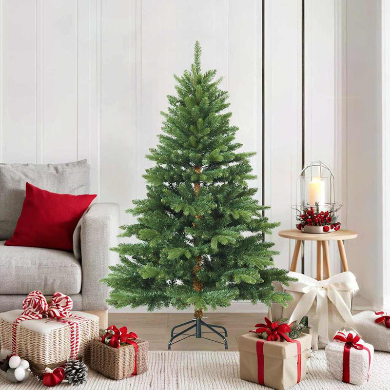 Afbeelding laden in galerijviewer, Vidaxl kunstmatige inklapbare kerstboom groen 150 cm pvc, pe en staal
