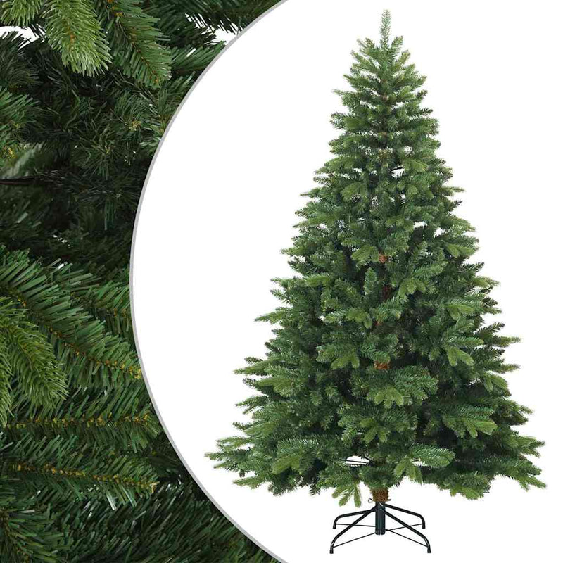 Afbeelding laden in galerijviewer, Vidaxl kunstmatige inklapbare kerstboom groen 180 cm pvc, pe en staal
