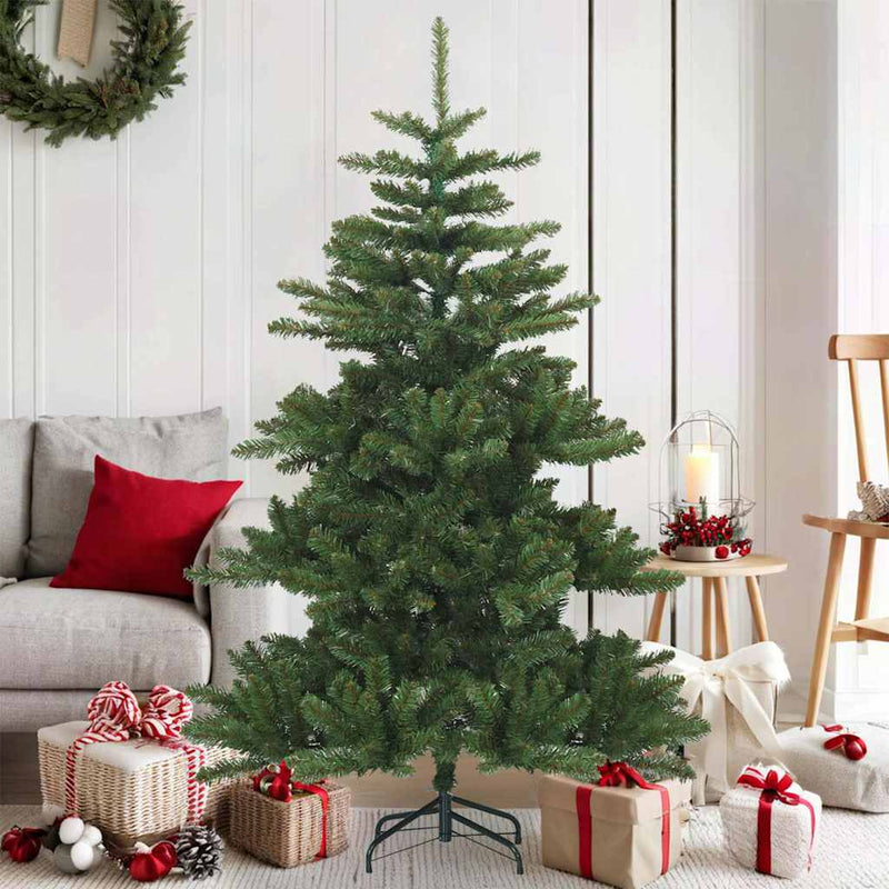 Afbeelding laden in galerijviewer, Vidaxl kunstmatige inklapbare kerstboom groen 150 cm pvc, staal
