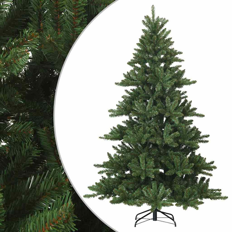 Afbeelding laden in galerijviewer, Vidaxl kunstmatige inklapbare kerstboom groen 210 cm pvc, staal
