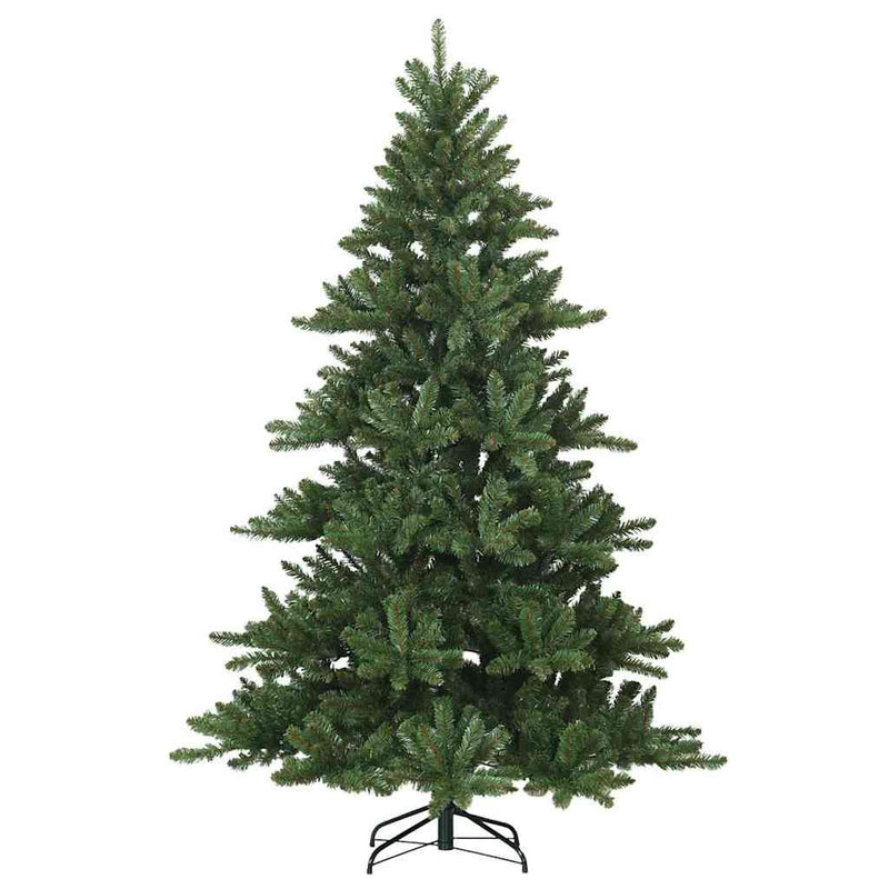 Afbeelding laden in galerijviewer, Vidaxl kunstmatige inklapbare kerstboom groen 210 cm pvc, staal
