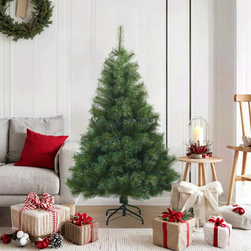 Afbeelding laden in galerijviewer, Vidaxl kunstmatige inklapbare kerstboom groen 120 cm pvc, staal
