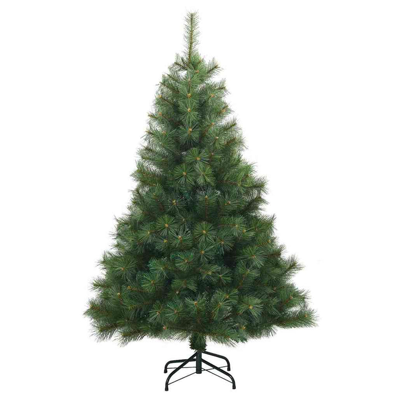 Afbeelding laden in galerijviewer, Vidaxl kunstmatige inklapbare kerstboom groen 120 cm pvc, staal
