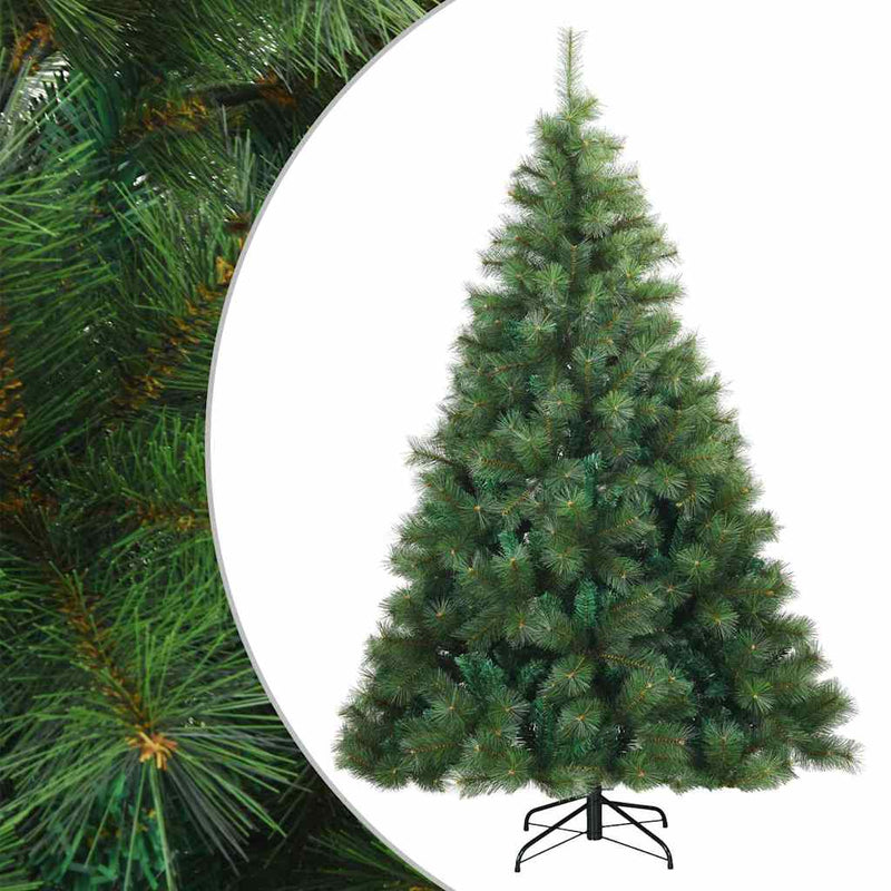Afbeelding laden in galerijviewer, Vidaxl kunstmatige inklapbare kerstboom groen 180 cm pvc, staal
