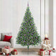 Vidaxl kunstmatig voorverlicht kerstboom met 300 led groen 240 cm pvc