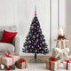 Vidaxl kunstmatig voorverlicht kerstboom met 150 led zwart 120 cm pvc