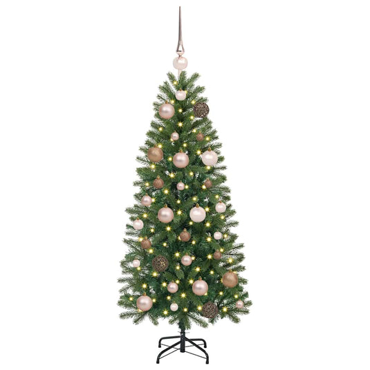 Vidaxl kunstkerstboom met 150 led met standaard groen 120 cm pe en pvc