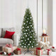 Vidaxl kunstkerstboom met 300 led met standaard groen 180 cm pe en pvc