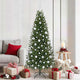 Vidaxl kunstkerstboom met 300 led met standaard groen 180 cm pe en pvc