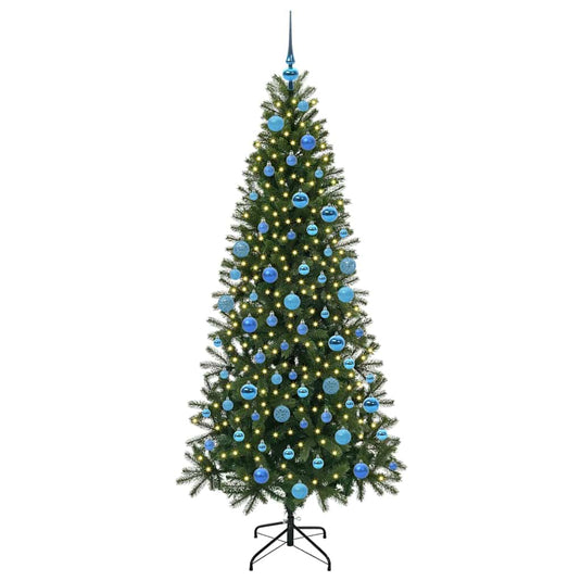 Vidaxl kunstkerstboom met 300 led met standaard groen 180 cm pe en pvc