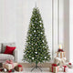 Vidaxl kunstkerstboom met 300 led met standaard groen 240 cm pe en pvc