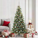 Vidaxl kunstmatige inklapbare kerstboom groen 180 cm pe en pvc