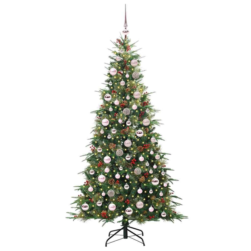 Afbeelding laden in galerijviewer, Vidaxl kunstmatige inklapbare kerstboom groen 180 cm pe en pvc
